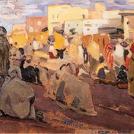 Peinture exposée à Dar Housnia