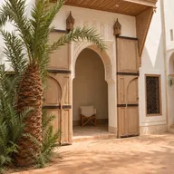 Le patio restauré lors de l’ouverture en 2003